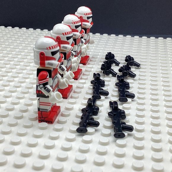 Star Wars minifigures Shock Troopers Clone Coruscant Guards LOT LEGO compatible - Picture 6 of 8